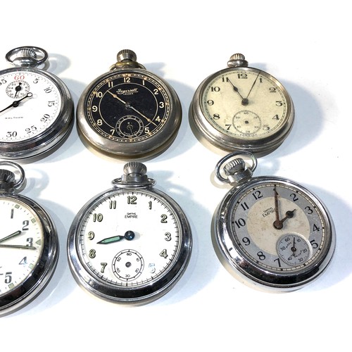 434 - 8 vintage pocket watches spares or repair