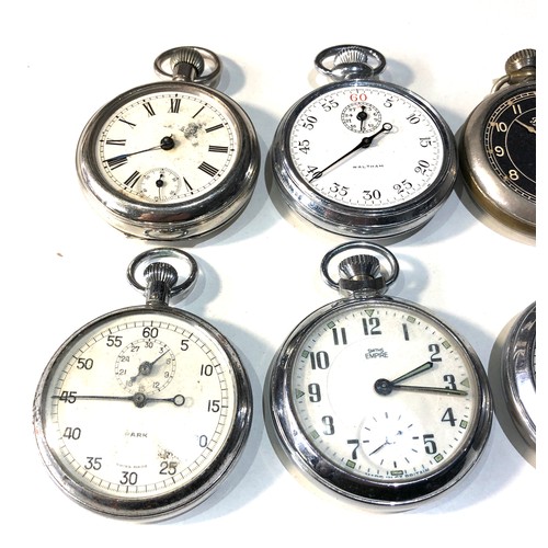 434 - 8 vintage pocket watches spares or repair