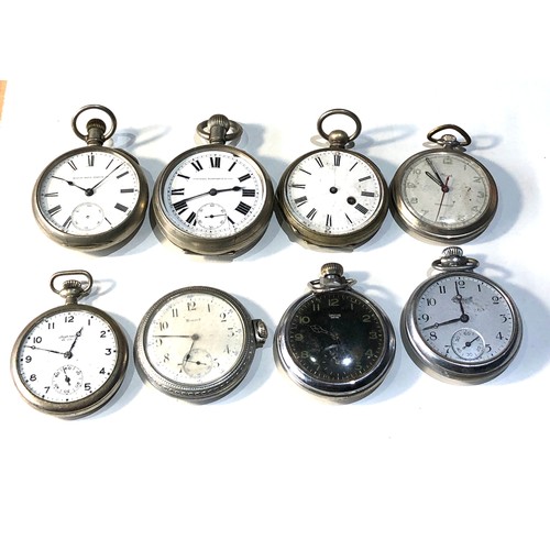 435 - 8 vintage pocket watches spares or repair