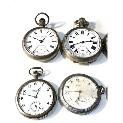 435 - 8 vintage pocket watches spares or repair