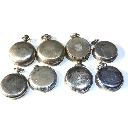 435 - 8 vintage pocket watches spares or repair