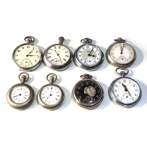 436 - 8 vintage pocket watches spares or repair