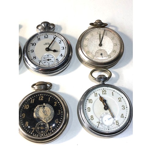 436 - 8 vintage pocket watches spares or repair