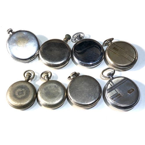 436 - 8 vintage pocket watches spares or repair