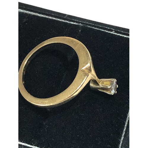 248 - 14ct gold diamond ring weight 3.3g