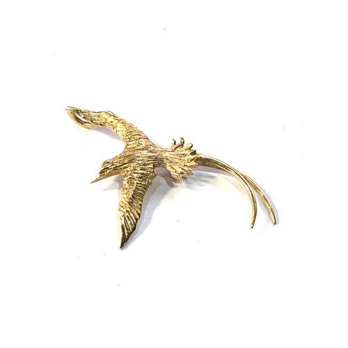 201 - 9ct gold pheonix pendant 1.5g