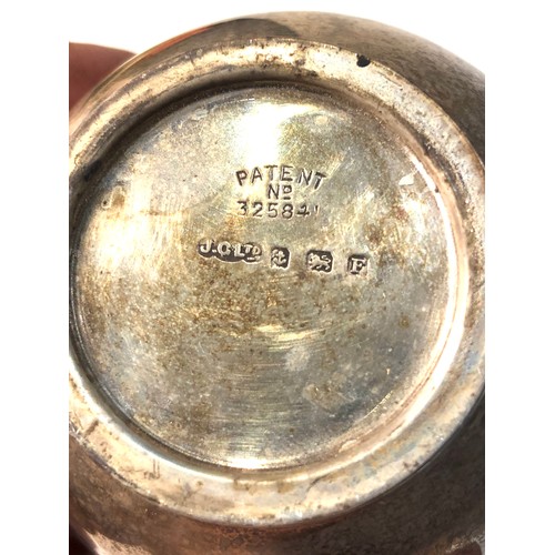 38 - Vintage silver sugar caster weight 138g