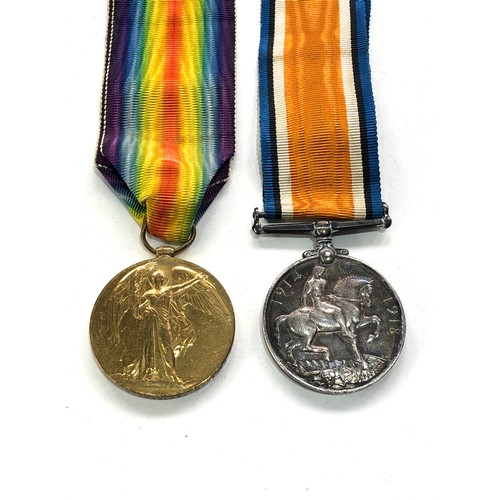 467 - ww1 medal pair to 18450 pte  f beagley  norhumberland fus