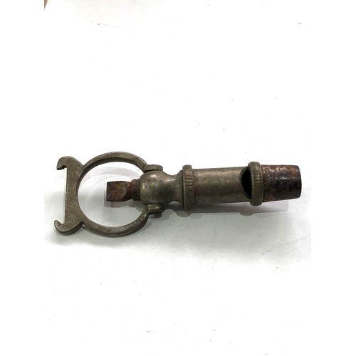 508 - Rare antique whistle and gun cartridge remover