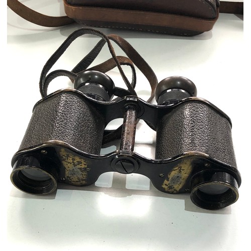 452 - ww1 1917 dated british kurshaw & sons binoculars in need of restoration