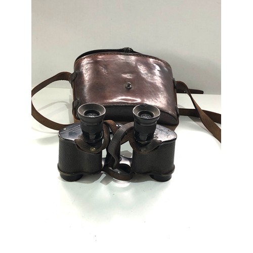 452 - ww1 1917 dated british kurshaw & sons binoculars in need of restoration