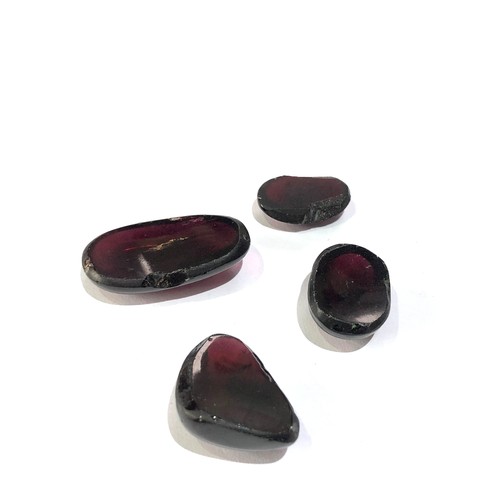 97 - 4 loose garnets weight 62ct