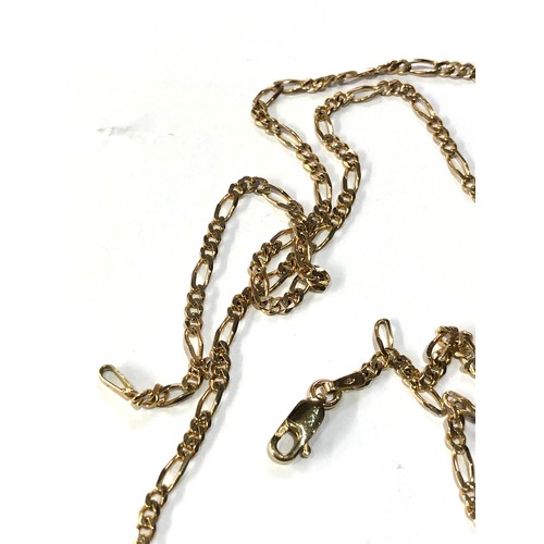 119 - 9ct gold chain 25ins long weight 6.8g