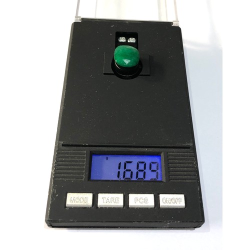 105 - large 7.95ct loose cushion cut Emerald