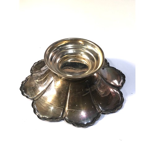 68 - Antique silver sweet bowl measures approx 14cm dia height 5cm weight 130g