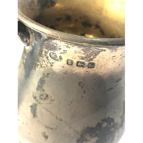 41 - Antique silver christening mug Birmingham silver hallmarks weight 100g