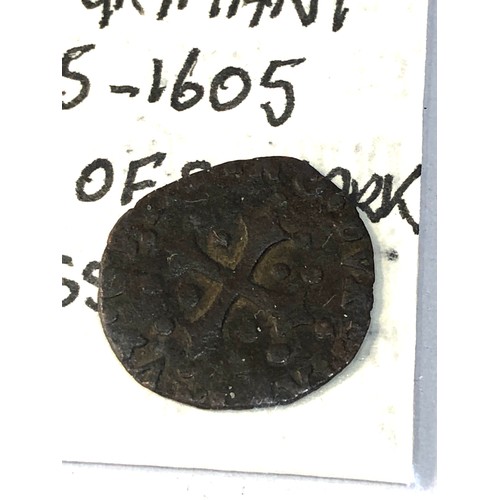 579 - 4 early collectors coins includes  venice marino grimani 1595-1605 germany 10 reichspfennig  venice ... 