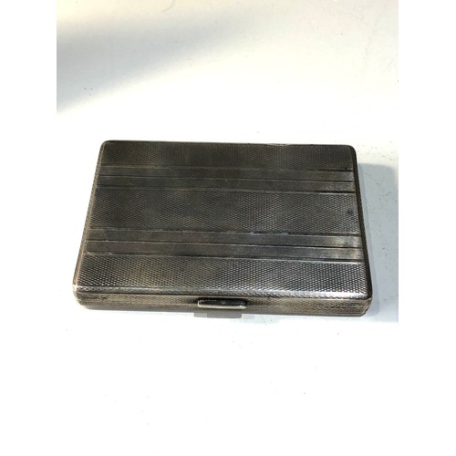 26 - Continental silver cigarette case weight 100g