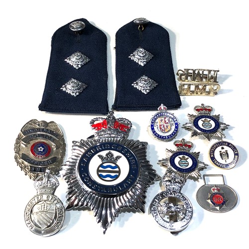 526 - Collection of vintage police & H.M.P badges