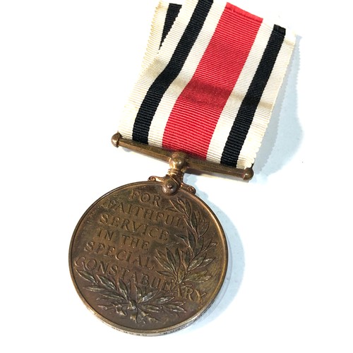 531 - GV Police special constabulary medal rare rank group commander george l wallbridge