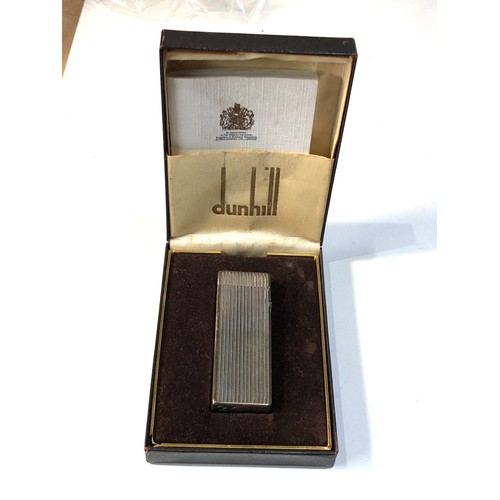 568 - Vintage Dunhill cigarette lighter boxed