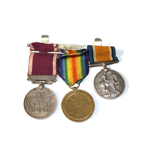 545 - ww1 medal pair and long service medal pair named 10115 sgt t.f.reeves north staffs the long service ... 