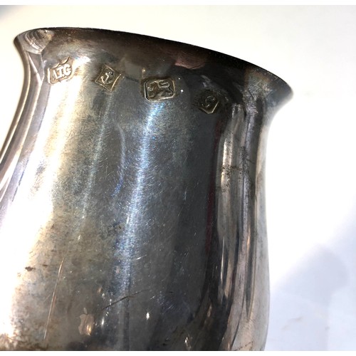 36 - Silver Diana and charles wedding silver goblet  weight 184g