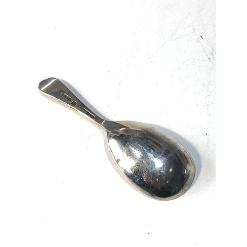 61 - Silver caddy spoon Birmingham silver hallmarks in good condition