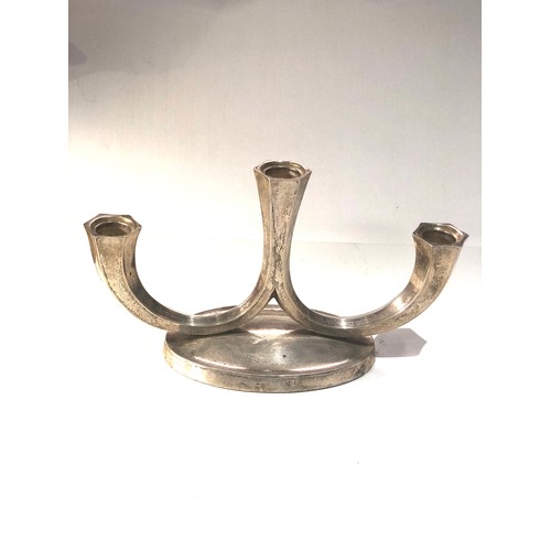 94 - Vintage 1950s German silver candelabra measures approx 26cm wide height 15cm weight 427g please see ... 