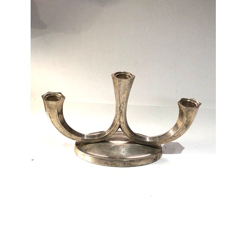 94 - Vintage 1950s German silver candelabra measures approx 26cm wide height 15cm weight 427g please see ... 