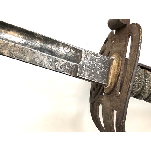 550 - British  Victorian Rifle Volunteer Officer's Sword please see images for details as the are part of ... 