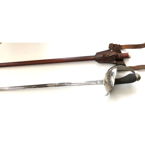 551 - 1912 Edward VIII Cavalry Officers Sword and scabbard please see images for details as they are part ... 