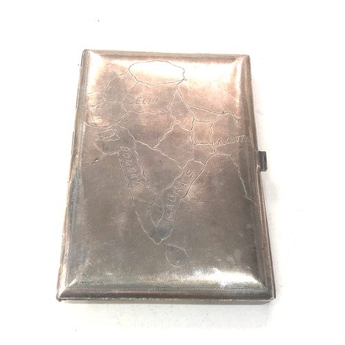 capri cigarette case Stylish Vintage Metal Ladies and Men's Cigarette Case,Holds 20pcs 120's  Capri Cigarettes (Black)