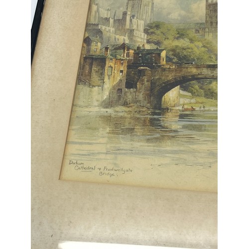 43 - Signed framed cathedral print