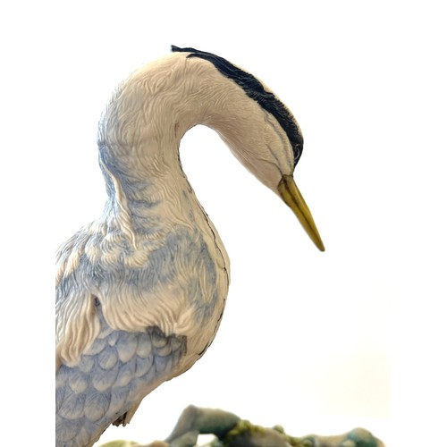 77 - Teviotdale L/E 239/500 large Heron figurine D Edlmann, overall good condition