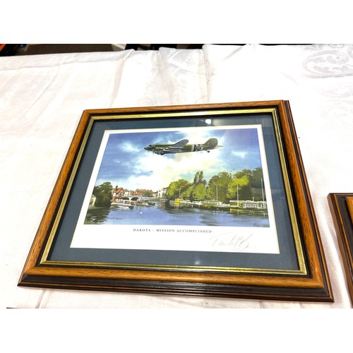 8 - 3 Signed limited edition prints, depicting aircraft, Timothy O'Brien