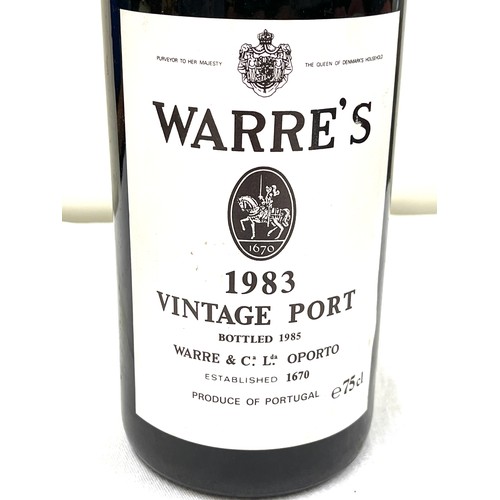 21 - Warres bottle of Port, 1983 original seal