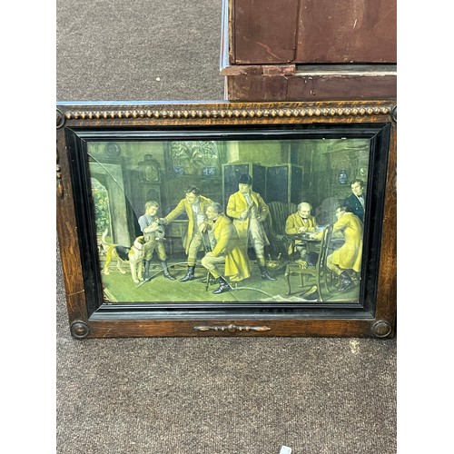 88 - 4 Large oak framed paintings, measures approx 23