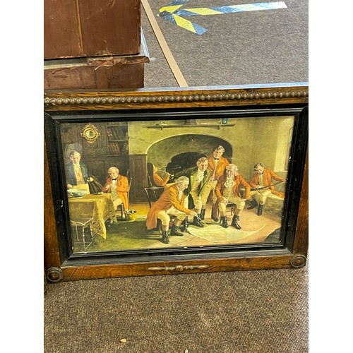 88 - 4 Large oak framed paintings, measures approx 23