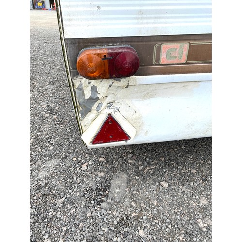 99B - Ekeccles 2 berth caravan, please see images for condition