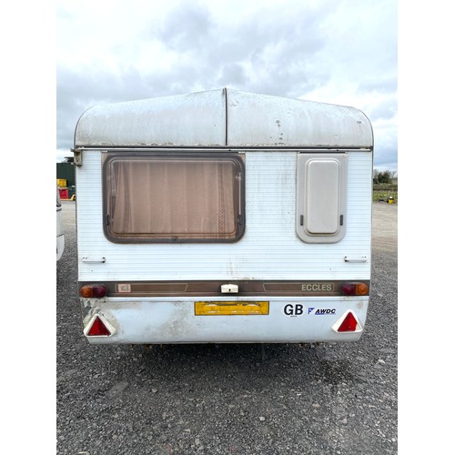 99B - Ekeccles 2 berth caravan, please see images for condition