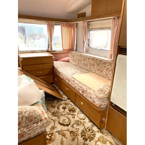 99A - 2 Berth viking fibreline caravan, please see images for condition