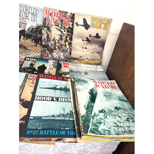 51 - Selection of world war 2 magazines etc