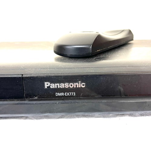 112 - Panasonic DVD recorder, DMR EX773, untested with lead and remote