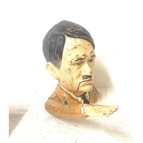 55 - Cast iron novelty money box - Hitler