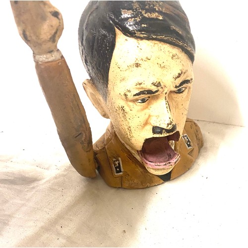 55 - Cast iron novelty money box - Hitler