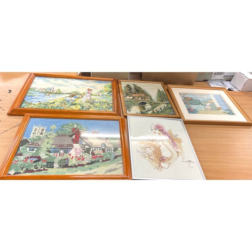 65 - Selection of vintage and later tapestries