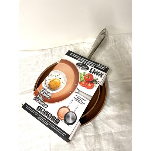 70 - Set of 2 brand new Gotham steel pro frying pans