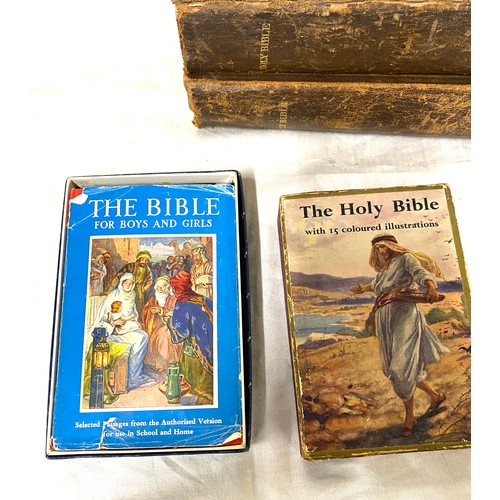 53 - Vintage bibles, to include 2 1960's