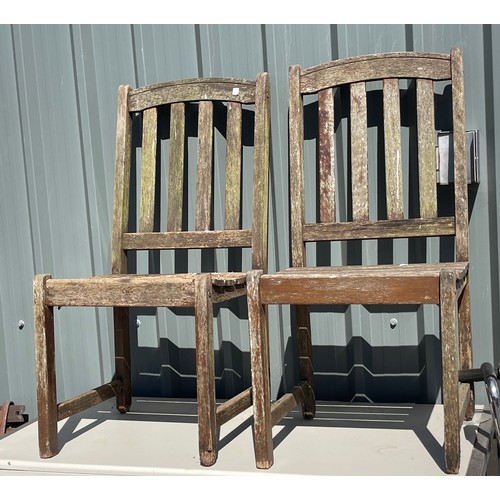 100S - Garden bench, 2 chairs